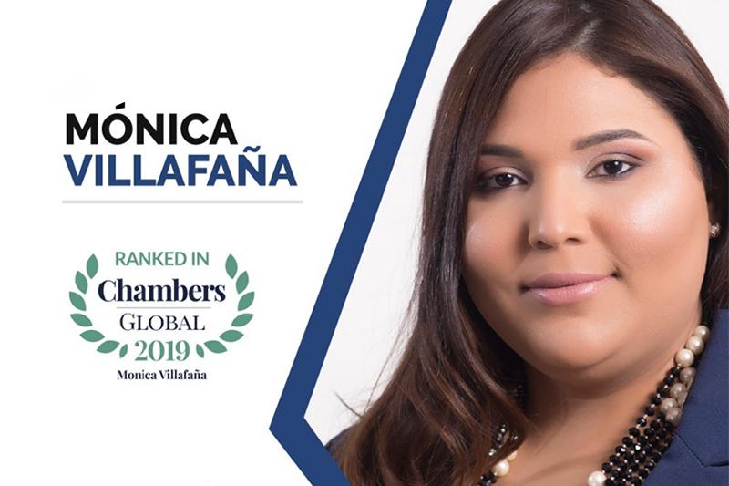 FELICITACIONES A NUESTRA SOCIA Y GERENTE DE LA DIVISIÓN DE NEGOCIOS POR SU RANKING EN LA EDICIÓN GLOBAL 2019 DE CHAMBERS & PARTNERS